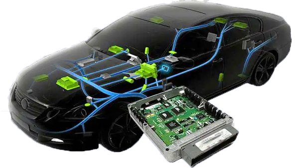 汽车电子控制单元ECU核心散热应用导热矽胶片