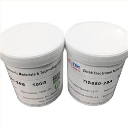2.8W双组份硅橡胶灌封胶TIS680-28AB