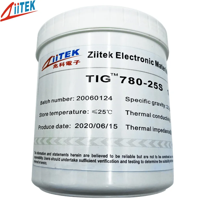 TIG780-25S — Thermal grease (2.5 W/m·K nominal) — gallery view 1 of 1