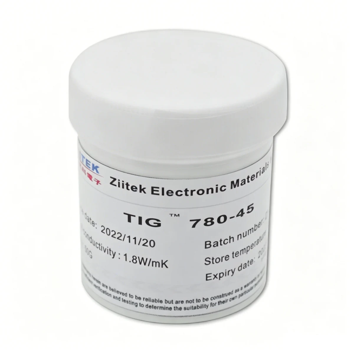 TIG780-45 — Thermal grease (4.5 W/m·K nominal) — gallery view 1 of 2